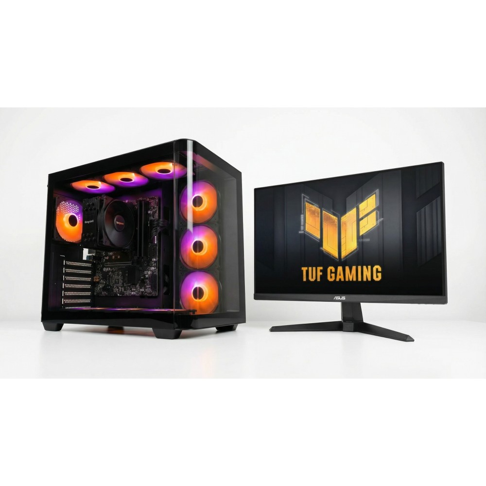 Πακέτο Intel LGA1700 Υπολογιστή και οθόνης | Sparrow® Lumina Intel Core i3 14100 | ASUS MONITOR 24.5" TUF Gaming VG257Q5A