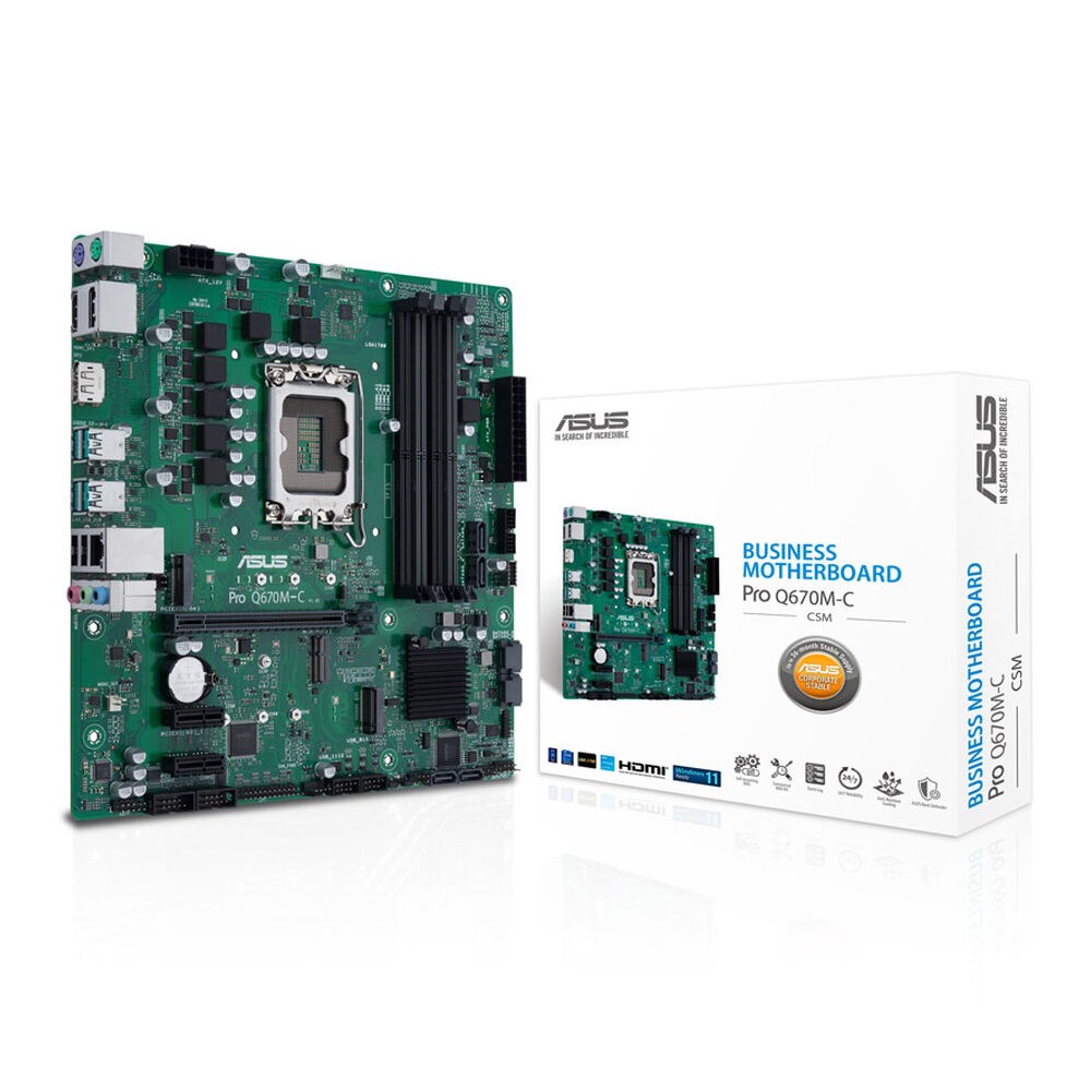 ASUS PRO Q670M-C-CSM / Intel Q670 / Socket 1700 DDR5