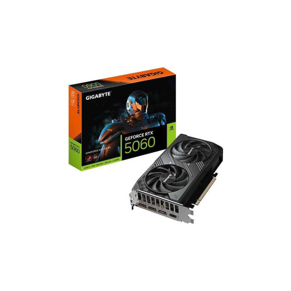 GIGABYTE GeForce RTX 5060 WINDFORCE MAX OC 8G / GDDR7 128 bit / PCIE 5.0 16x