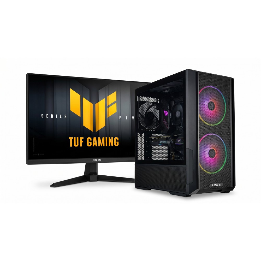 Falcon® Gamer Air AMD Ryzen 5500/16GB DDR4/GPU NVIDIA RTX 3050/ 480GB M.2/Wifi | ASUS MONITOR 24.5" TUF Gaming VG257Q5A