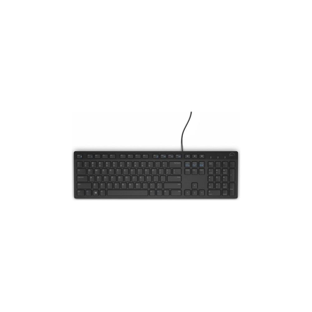 Dell Keyboard KB216 Greek Qwerty Multimedia, Black