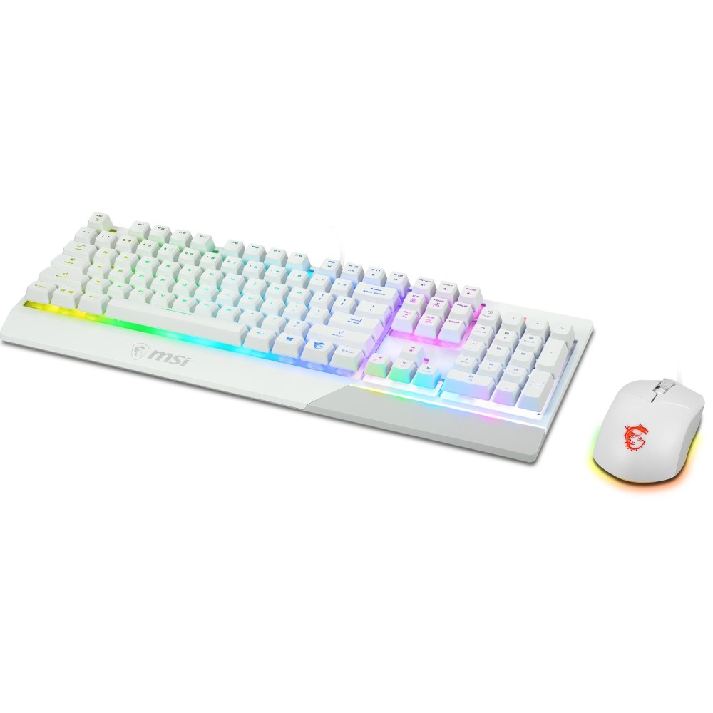 MSI VIGOR GK30 COMBO WHITE MEMchanical Gaming Keyboard + Gaming Mouse