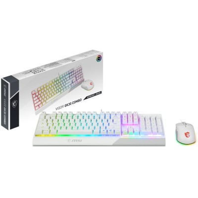 MSI VIGOR GK30 COMBO WHITE MEMchanical Gaming Keyboard + Gaming Mouse