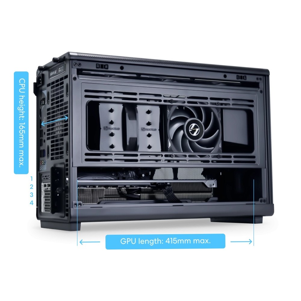 Κουτί Lian Li PC A3X Black | Compact Mini ITX