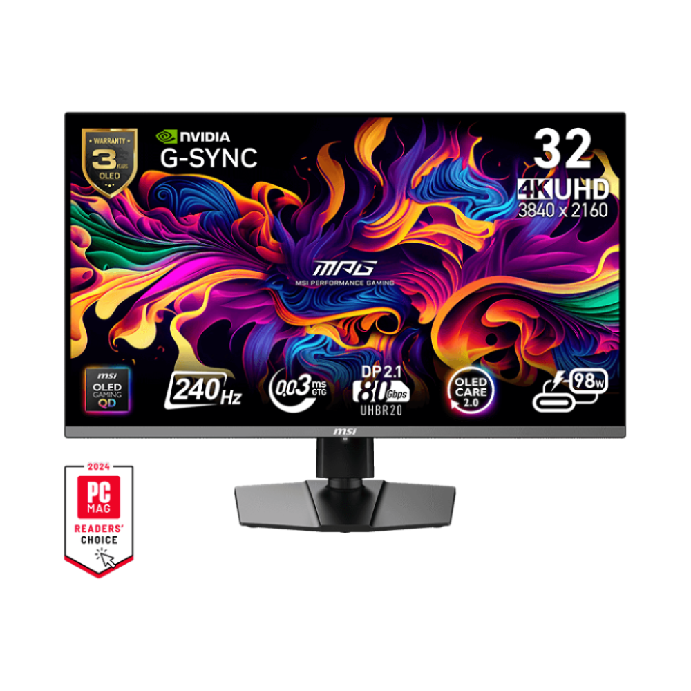 MSI MONITOR 32'' GAMING MPG 322URX QD-OLED /UHD 4K 3840x2160/240Hz/QD-OLED