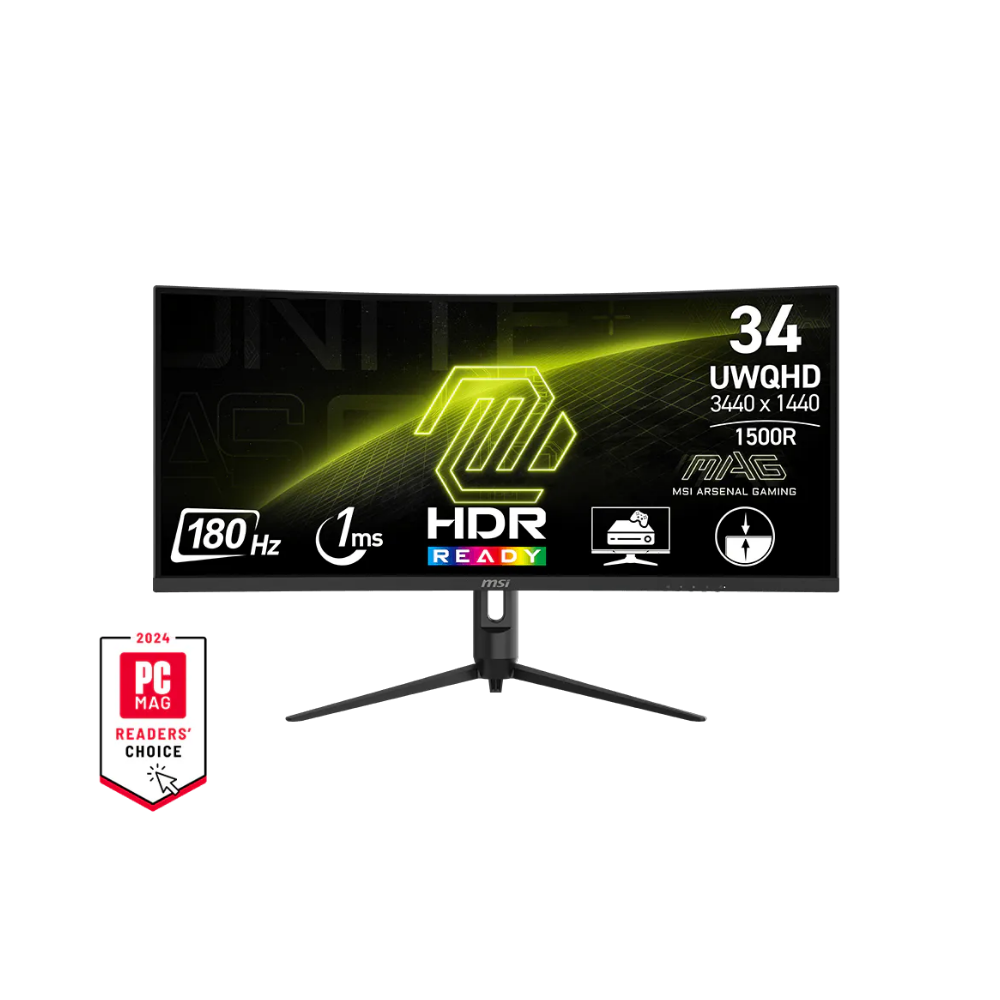 MSI MONITOR 34'' GAMING MAG 342CQR E2 /UWQHD 3440x1440/180Hz/Curved VA
