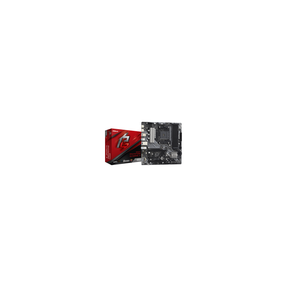 ASROCK  B550M PHANTOM GAMING 4, AMD AM4, AMD B550, DDR4, Micro ATX