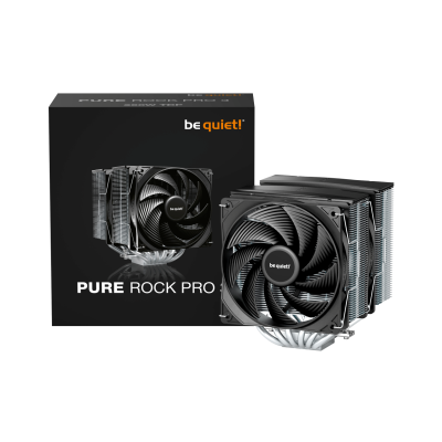 Bequiet!  AIR COOLER PURE ROCK PRO 3 BK041, 250W TDP, DUAL PWM 120MM FAN