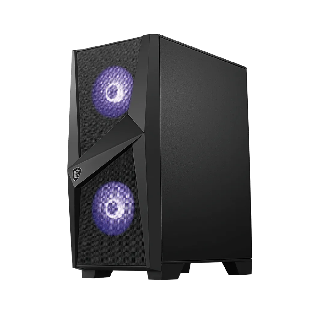 MSI PC CHASSIS MAG FORGE 100M BLACK, MIDI TOWER ATX, RGB LIGHTING