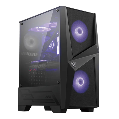 MSI PC CHASSIS MAG FORGE 100M BLACK, MIDI TOWER ATX, RGB LIGHTING