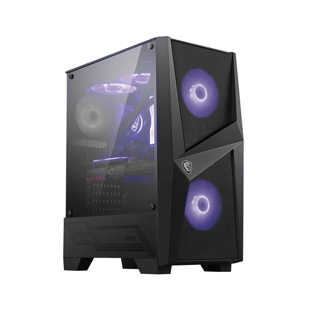 MSI PC CHASSIS MAG FORGE 100M BLACK, MIDI TOWER ATX, RGB LIGHTING