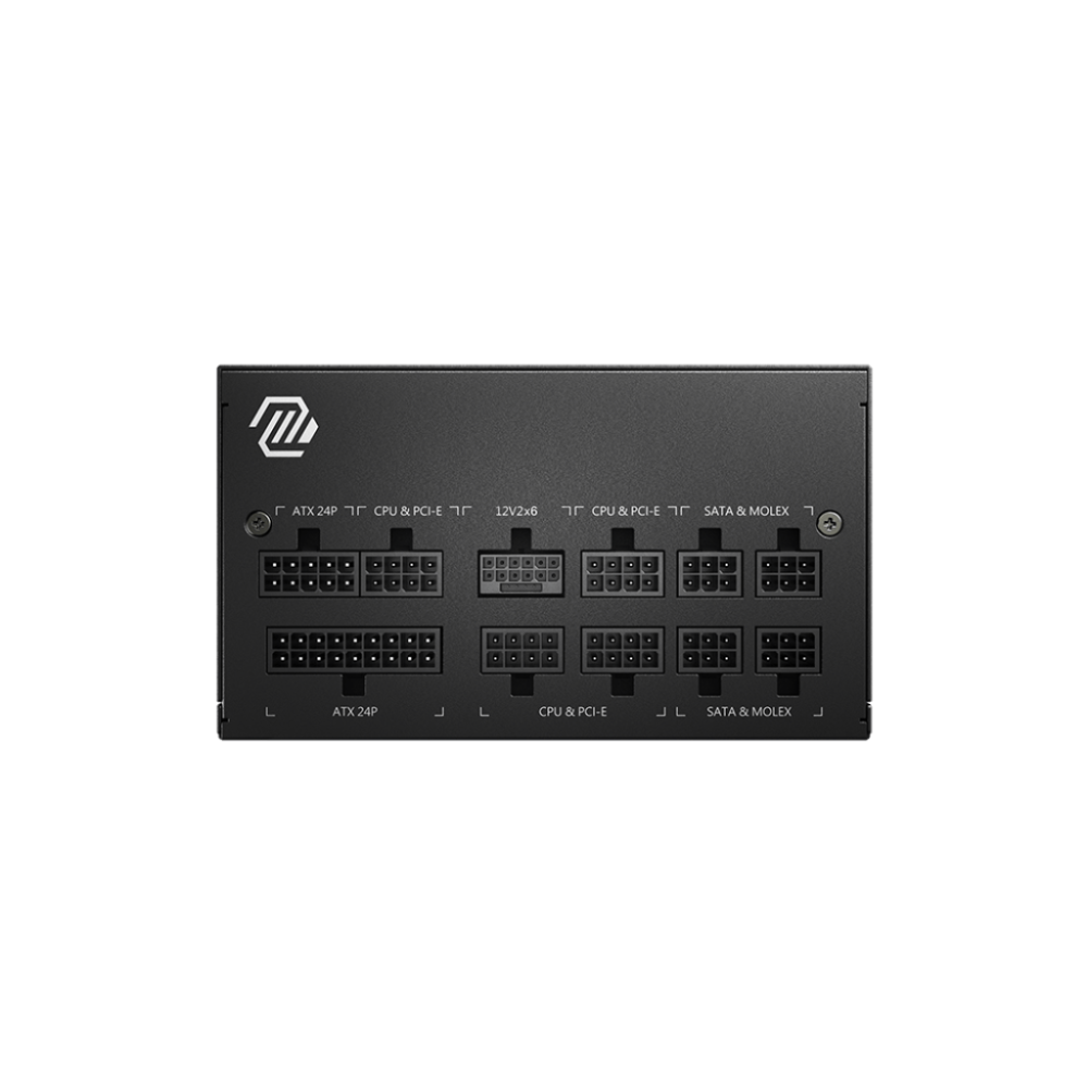 MSI  850W MAG A850GL PCIE5, 80+ GOLD CERTIFIED, FULL MODULAR CABLES, FLUID DYNAMIC BEARING