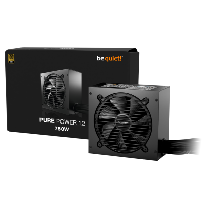 Bequiet!  PURE POWER 12 750W BP003EU, GOLD CERTIFIED
