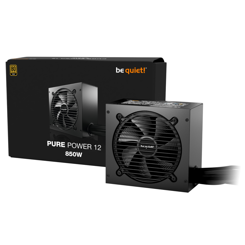 Bequiet!  PURE POWER 12 850W BP004EU, GOLD CERTIFIED