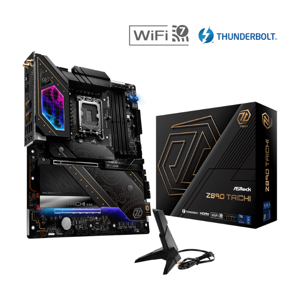 ASROCK  Z890 TAICHI, LGA1851, INTEL Z890, THUNDERBOLT 4, ATX