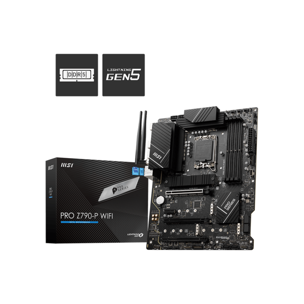 MSI  PRO Z790-P WIFI, INTEL LGA1700, INTEL Z790, DDR5, ATX