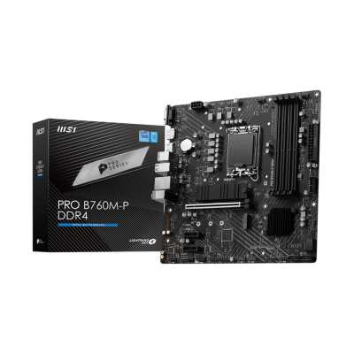 MSI  PRO B760M-P DDR4, INTEL LGA1700, INTEL B760, DDR4, Micro ATX