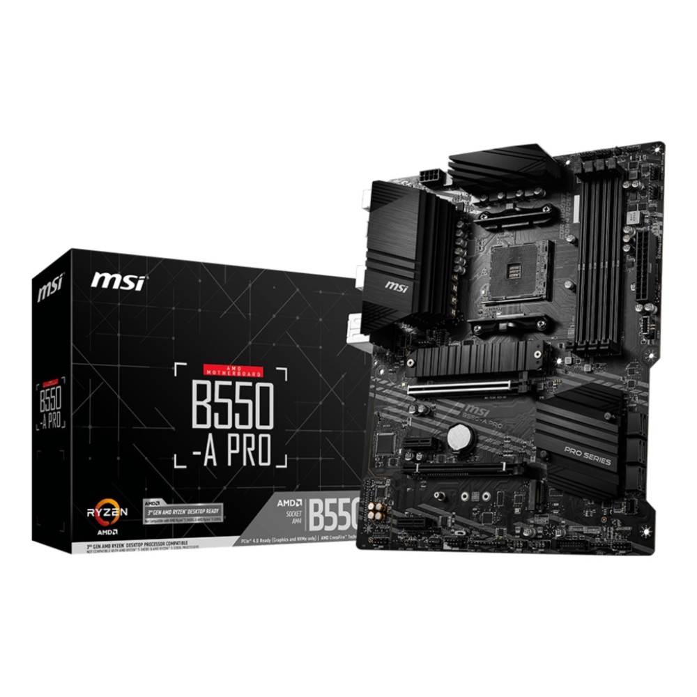 MSI B550 A PRO | Μητρική AM4 | For Gamers & Pros