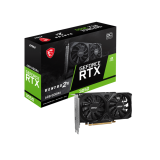 MSI VGA PCI-E NVIDIA GF RTX 3050 VENTUS 2X E 6G OC, 6GB/96BIT, GDDR6, DUAL FAN