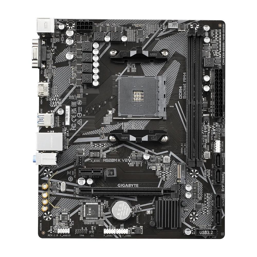 GIGABYTE A520M K V2 | Μητρική AM4 Micro ATX | AM4 Board
