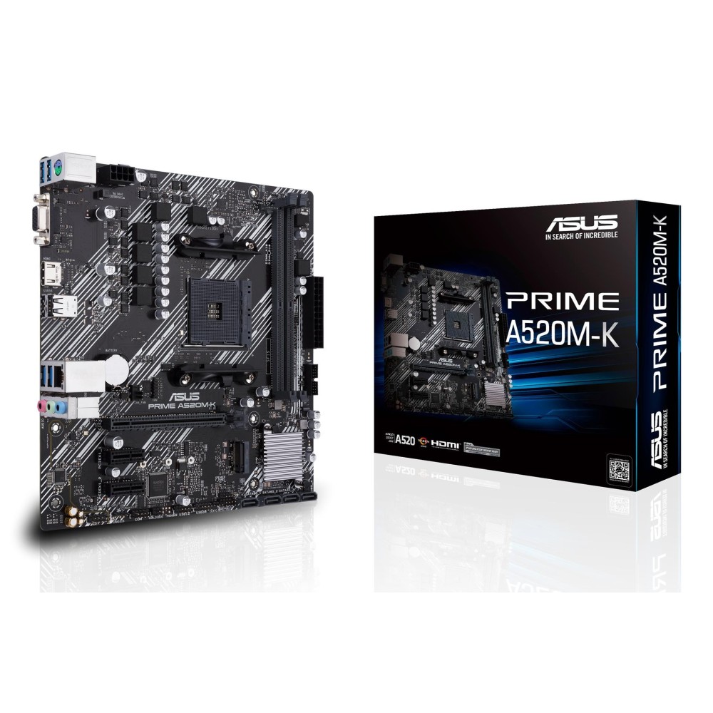 ASUS PRIME A520M-K | Μητρική AM4 | AM4 Motherboard