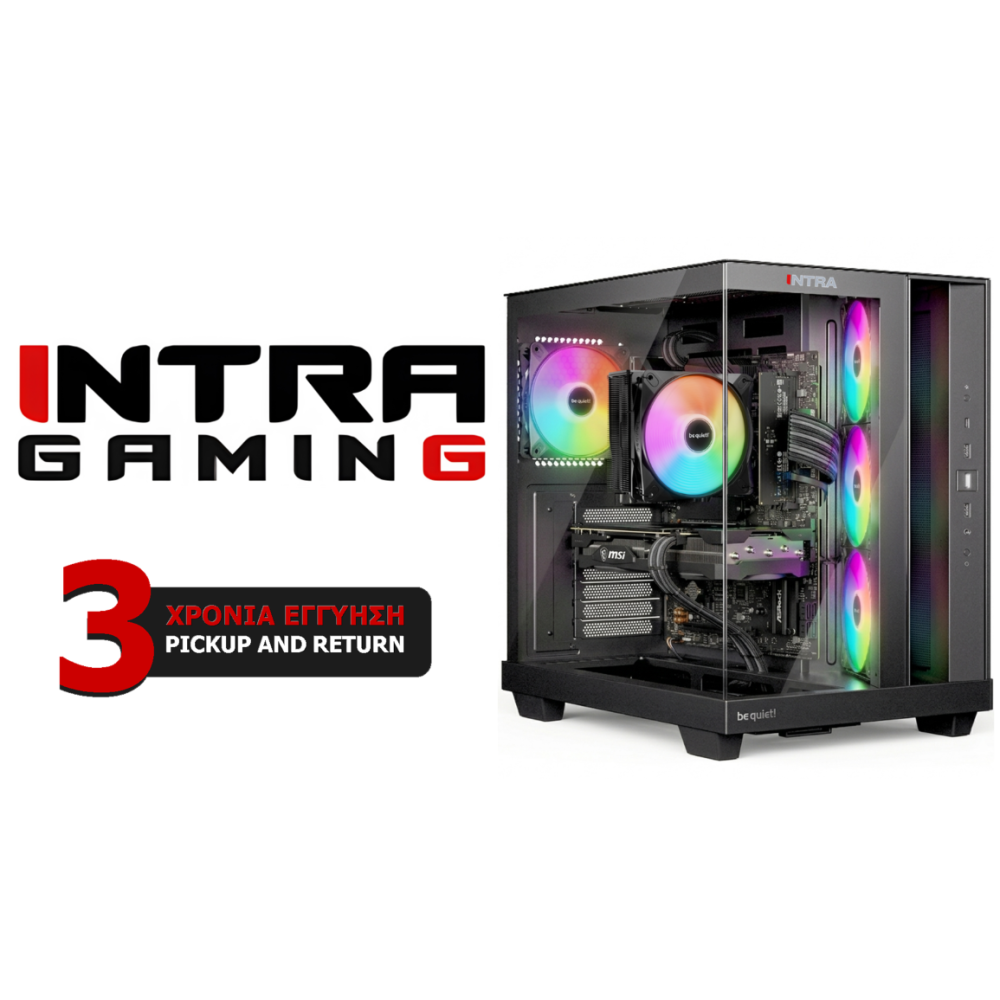 INTRA PC GAMING AMD Ryzen 5 9600X, 16GB DDR5 5600MHz, MSI NVidia GF RTX 5060 8G 2X, 1TB NVMe GEN4, Win 11 Home