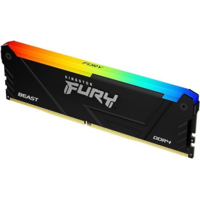 KINGSTON FURY Beast 8GB DDR4 RGB Μαύρο | Gaming RAM