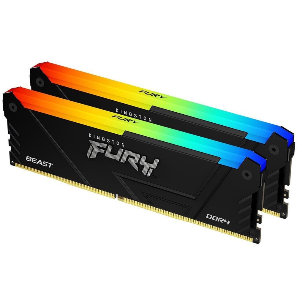 Kingston FURY Beast 16GB 3200MHz RGB Black | RAM για Gamers