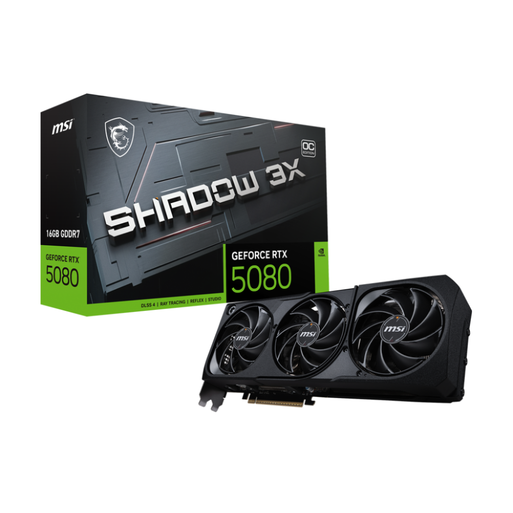 MSI NVIDIA RTX 5080 16GB SHADOW 3X OC | Power | Ισχύς