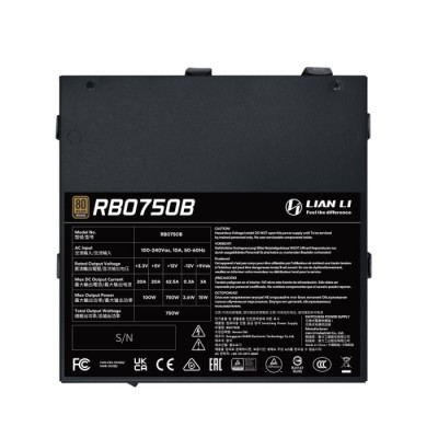 Lian Li RB0750B 750W | PSU για Gamers & Professionals