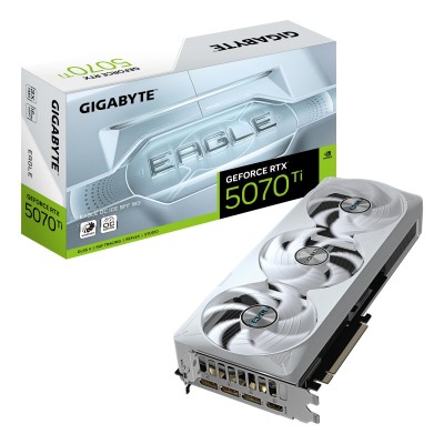 GIGABYTE GeForce RTX 5070 Ti EAGLE OC ICE SFF 16G / GDDR7 256 bit / PCIE 5.0 x16