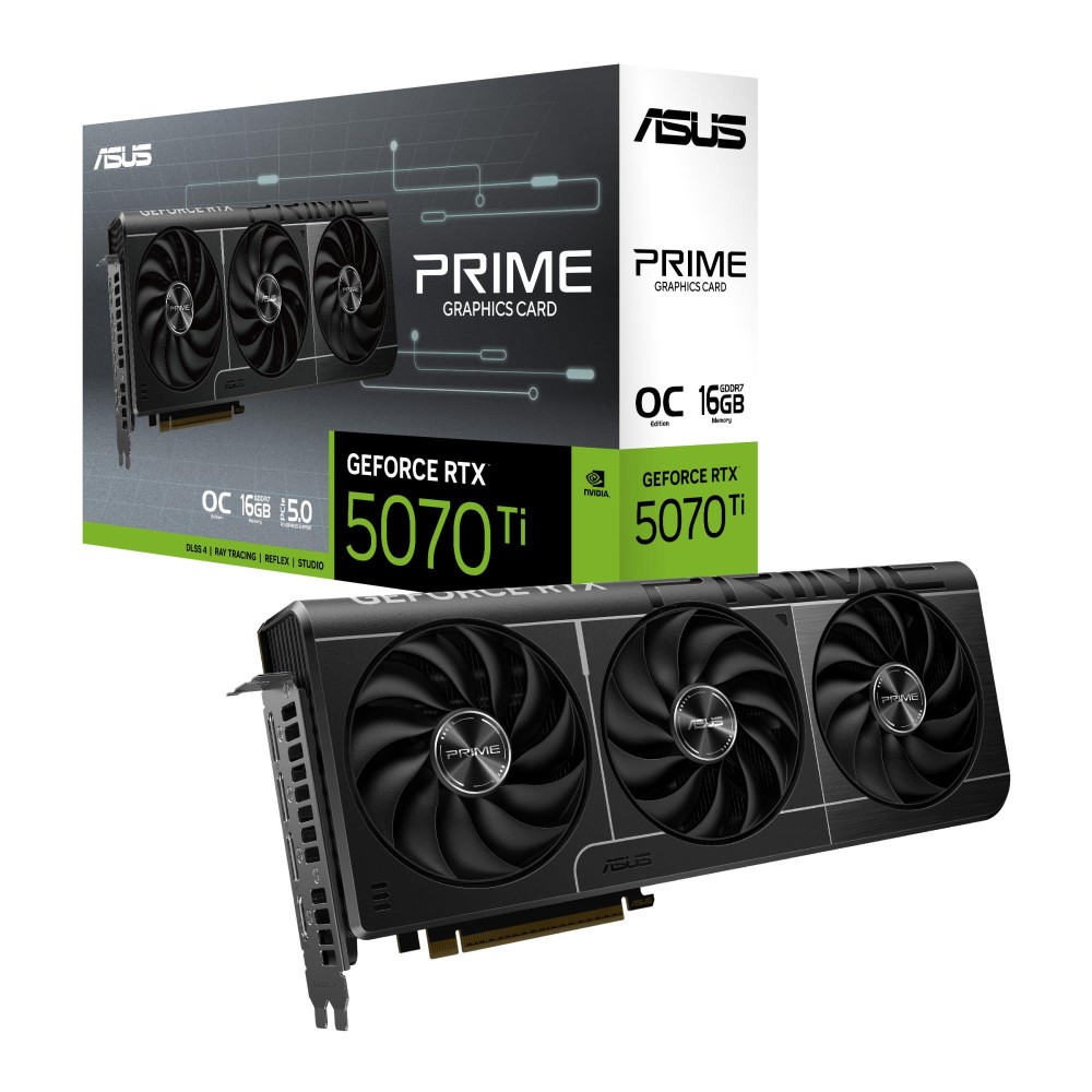 ASUS Prime -RTX5070TI-O16G / GDDR7 256 bit / PCIE 5.0 16x